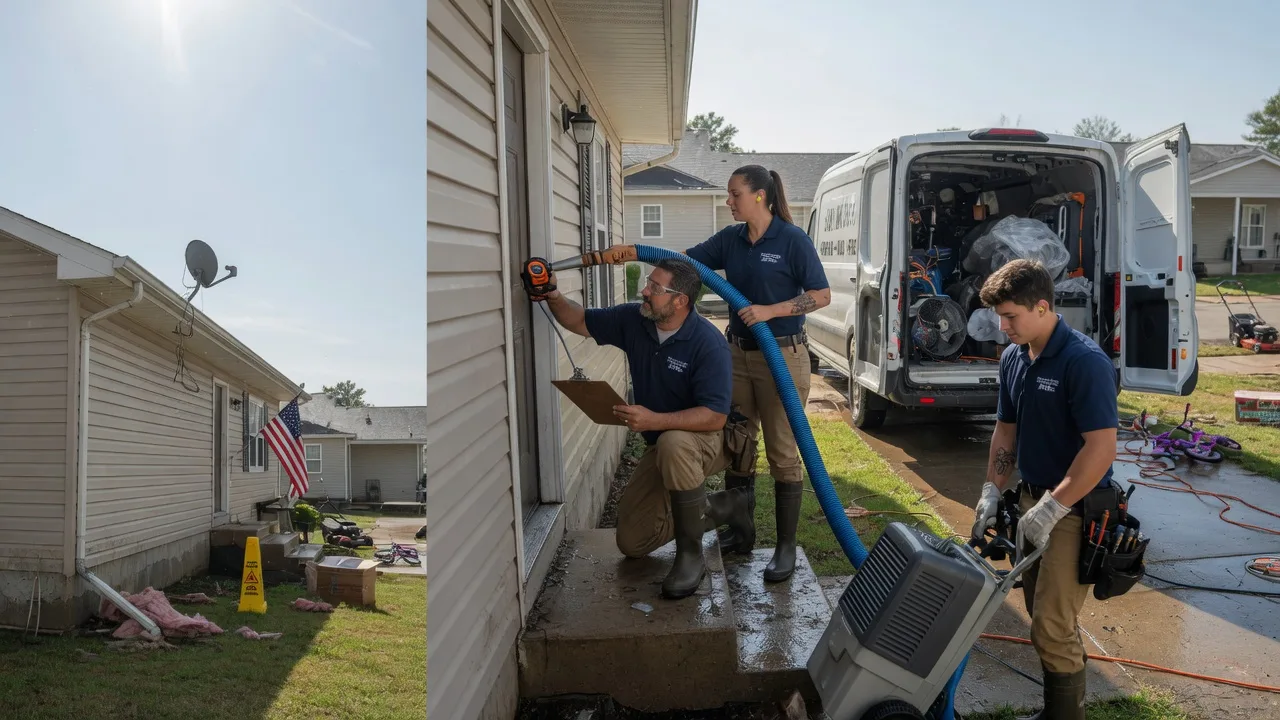 Ceiling Water Damage Restoration in Glen Haven, WI near me